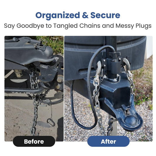Aluminum Trailer Chain Holder