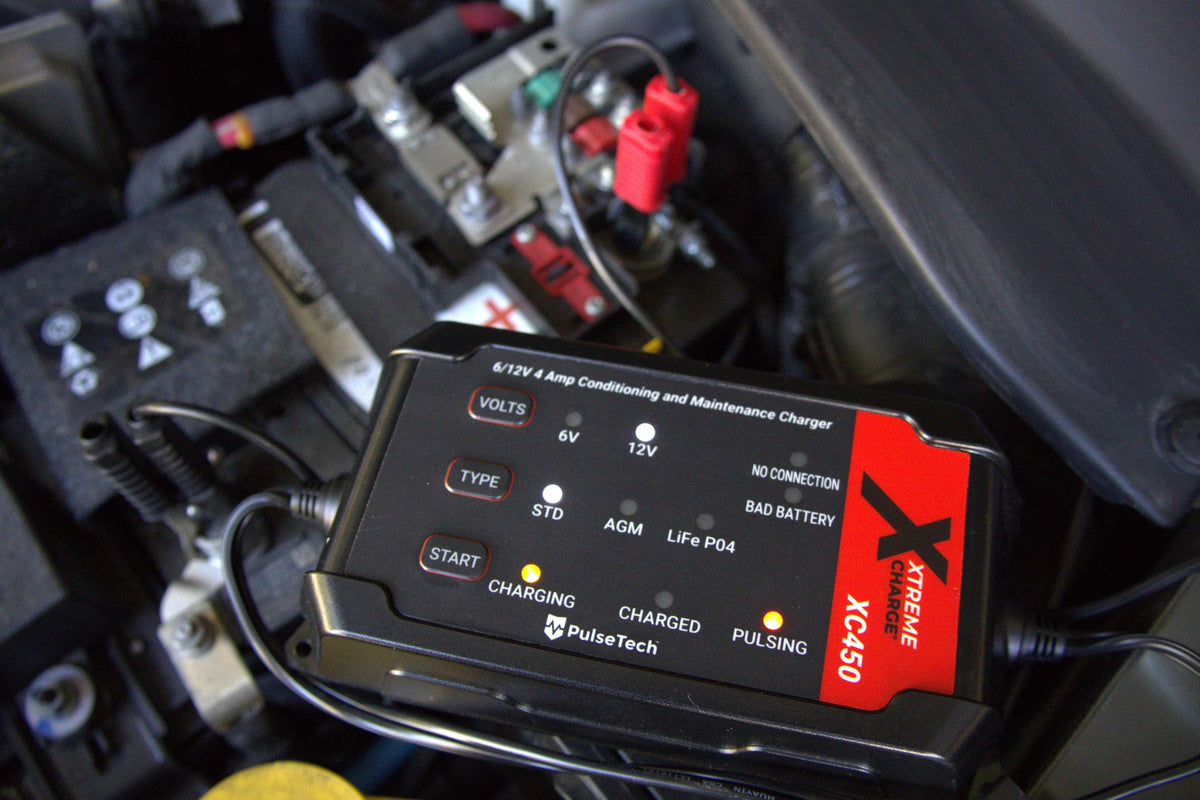 XC450 Xtreme Charge 4 AMP Smart Battery Charger & Maintainer