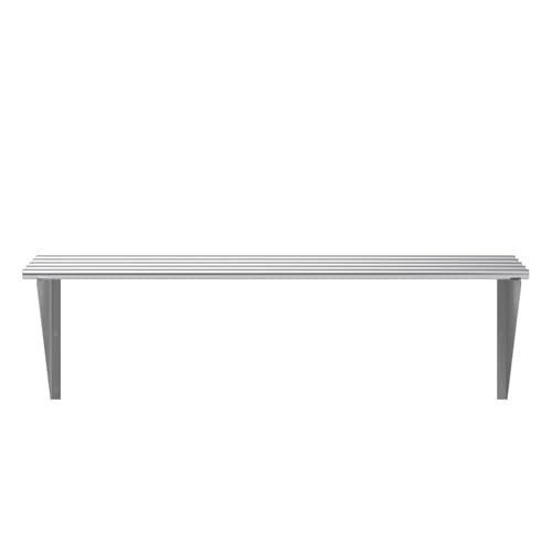 18 in. x 48 in. NSF Stainless Steel Tubular Wall Shelf (18 in. x 48 in.)