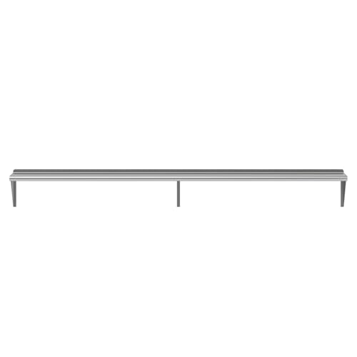 12 in. x 96 in. Stainless Steel Wall Mount Shelf (12 in. x 96 in.)