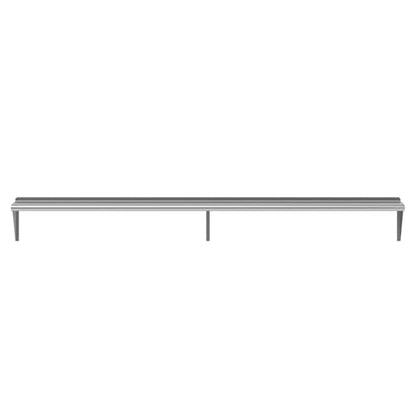 12 in. x 96 in. Stainless Steel Wall Mount Shelf (12 in. x 96 in.)
