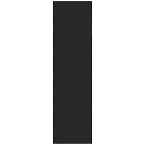 3x10 Hallway Runner Rug (Solid Black)