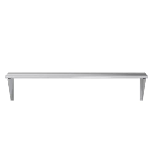 14 in. x 48 in. NSF Stainless Steel Tubular Wall Shelf (14 in. x 48 in.)