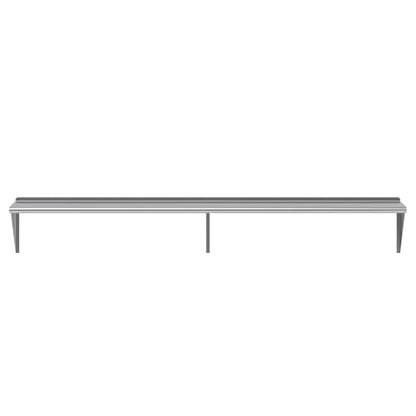 18 in. x 96 in. Stainless Steel Wall Mount Shelf (18 in. x 96 in.)