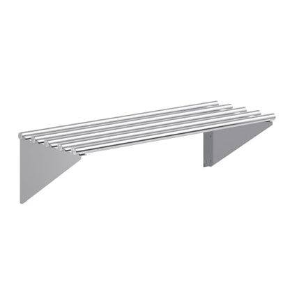 14 in. x 36 in. NSF Stainless Steel Tubular Wall Shelf (14 in. x 36 in.)
