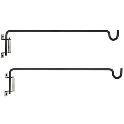 24Inch Swivel Plant Hanger (Black / 24in-2-U-Swivel)