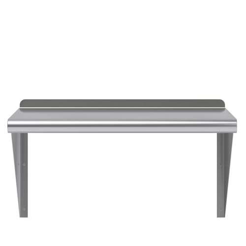 24" Long X 16" Deep Stainless Steel Wall Shelf (24 in. x 16 in.)