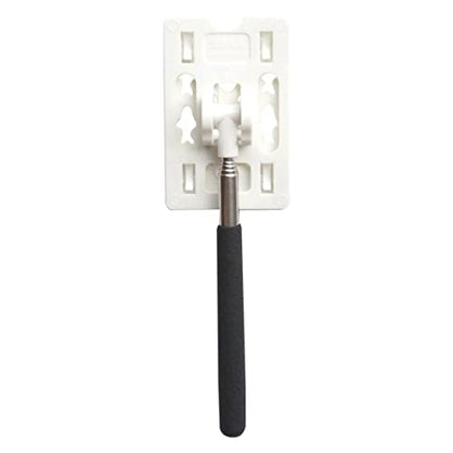 Telescopic Rod Card Holder Reacher (White)