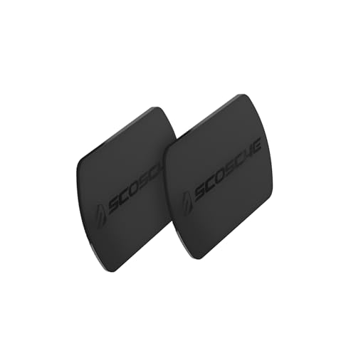 MPLT54T 2PKBP0 MagicMount Replacement Plate Kit for Magnetic Car Phone Mount Holder (Heavy Duty / 2 Plates / Black)