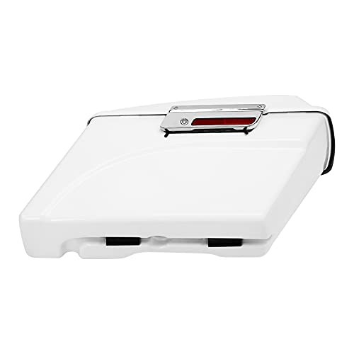 Motorcycle Saddlebags Hard Saddle Bags For Harley Touring 1993 (White / Standard)