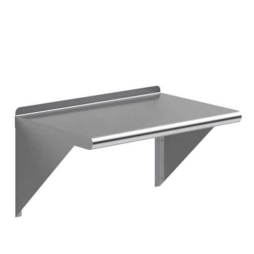 24" Long X 16" Deep Stainless Steel Wall Shelf (24 in. x 16 in.)