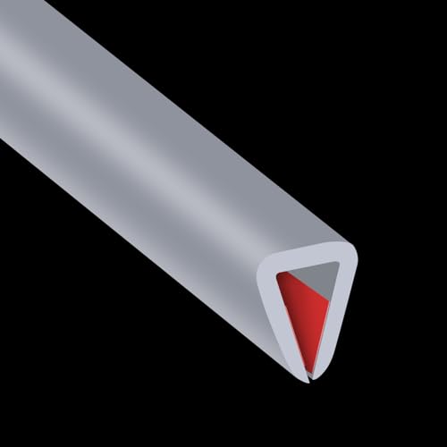 Rubber Edge Trim (Fit 3/16" - L20' / Grey)