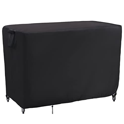 Outdoor Table Cover for Wicker Bar Cart 48''L x 18''W x 36''H