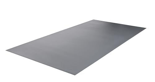Ceramic Texture Sate Grey Vinyl Garage Flooring Mat (5' x 10' / Slate Grey)
