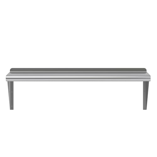 12 in. x 36 in. Stainless Steel Wall Mount Shelf (12 in. x 36 in.)