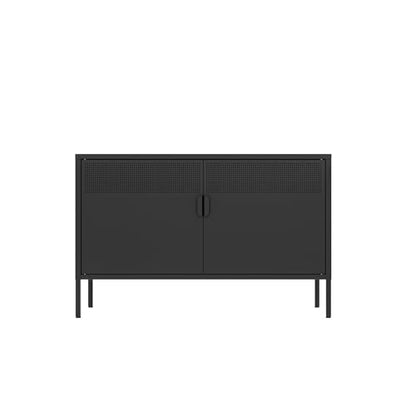 2 Door Storage Sideboard (Black / 25''H)