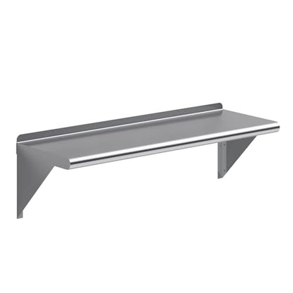 12 in. x 36 in. Stainless Steel Wall Mount Shelf (12 in. x 36 in.)
