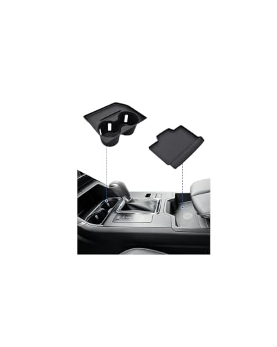 Cup Holder Insert & Wireless Charging Mat for 2026 Mazda CX5 Accessories (For 2026 Mazda CX5)