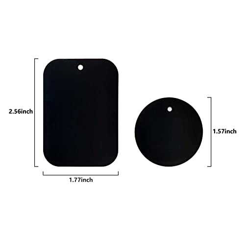 Smartphones Metal Plate 12 Pack for Phone Car Mount Holder Cradle with 3M Adhesive