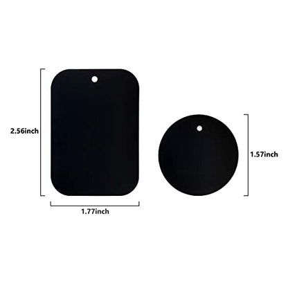 Smartphones Metal Plate 12 Pack for Phone Car Mount Holder Cradle with 3M Adhesive