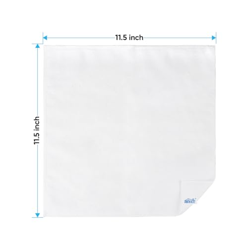 White Microfiber Cleaning Cloth (White)