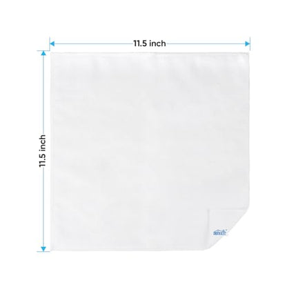 White Microfiber Cleaning Cloth (White)