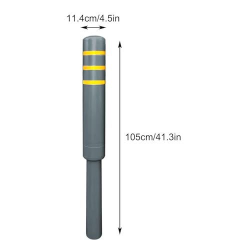 Metal Safety Bollard (Gray (1pcs))