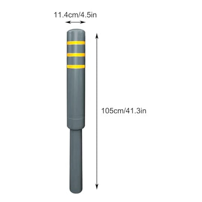 Metal Safety Bollard (Gray (1pcs))