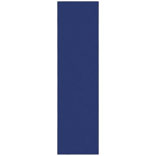 3x10 Hallway Runner Rug (Solid Navy Blue)