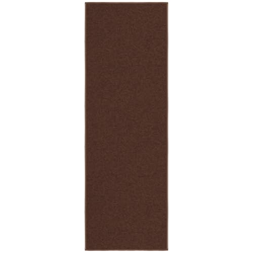2x5 Kitchen Rug Runner (Solid Brown)