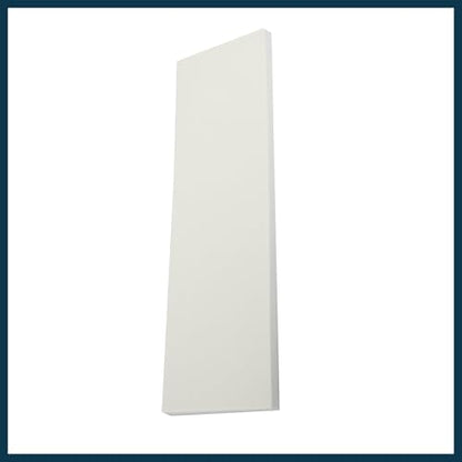 400x120x15mm 2pcs Car Garage Wall Guard Door Bumper Protector Anti Collision Waterproof White Automotive Parts
