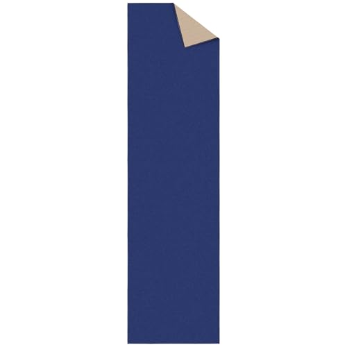 3x10 Hallway Runner Rug (Solid Navy Blue)