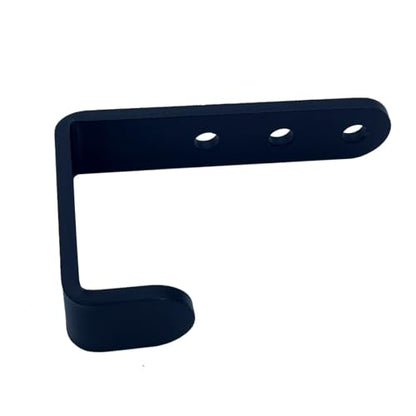 4 Pcs Black Heavy Duty Metal j Hooks for Hanging 230 lbs (Large)