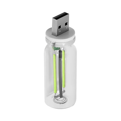Car Plug in USB Lights (Green)