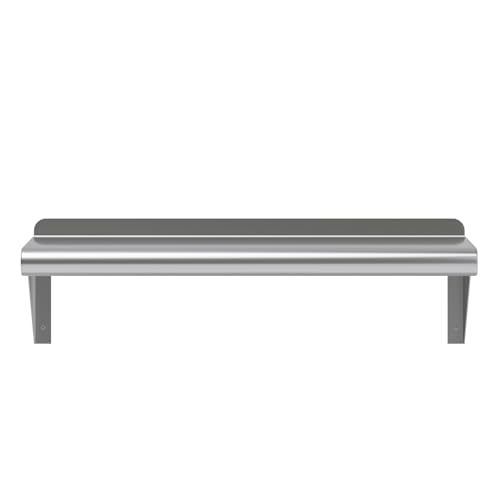 8 in. x 24 in. Stainless Steel Wall Mount Shelf (8 in. x 24 in.)