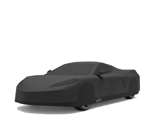 Car Cover I Fit for Corvette C8 I Indoor and Outdoor I Protection from Sun (Black)