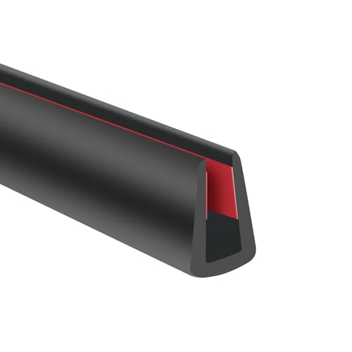 Rubber Edge Trim (Fit 3/16" - L20' / Black)
