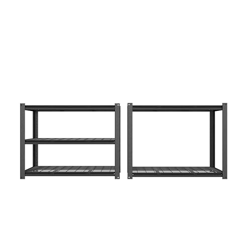 48" W x 20" D x 72" H Metal Storage Shelves (48" W x 20" D x 72" H)