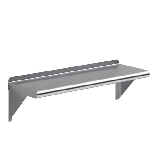 10 in. x 30 in. Stainless Steel Wall Mount Shelf (10 in. x 30 in.)