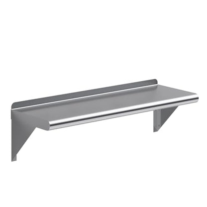 10 in. x 30 in. Stainless Steel Wall Mount Shelf (10 in. x 30 in.)