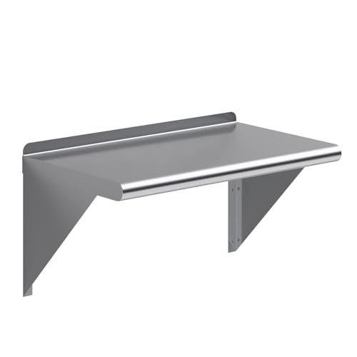 14 in. x 24 in. Stainless Steel Wall Mount Shelf (14 in. x 24 in.)