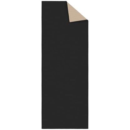 2x6 Runner Rugs for Hallway (Solid Black)