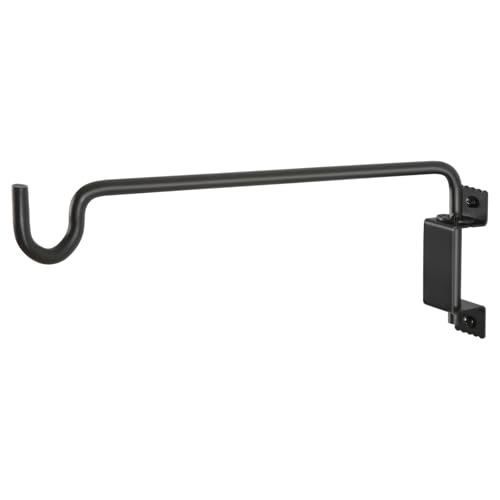 16 Inch Outdoor Hanging Brackets (Black / 16in-1U-Swivel)