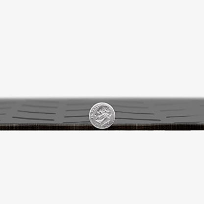 2.5mm Thick Commercial (10 Ft x 25 Ft / Diamond Midnight Black)