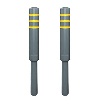 Metal Safety Bollard (Gray (2pcs))