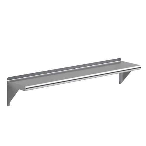 10 in. x 48 in. Stainless Steel Wall Mount Shelf (10 in. x 48 in.)