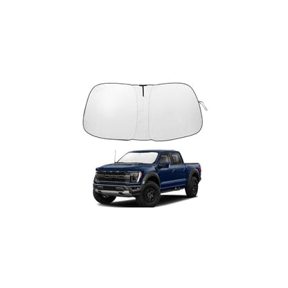 Foldable Front Windshield Sunshade fit for Ford F150 Accessories 2021 (Fit for F150 2021-2026)