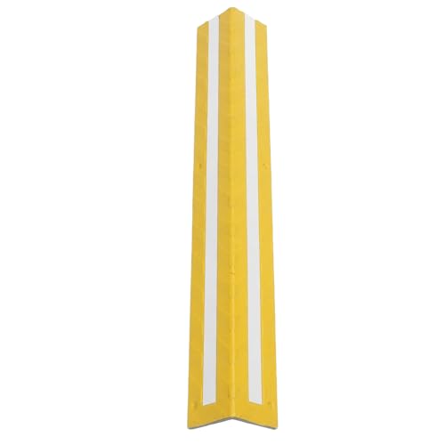 Garage Wall Protector Rubber Wall Corner Guard for Parking Garages (Yellow)