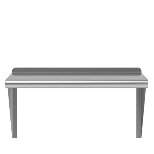 14 in. x 24 in. Stainless Steel Wall Mount Shelf (14 in. x 24 in.)