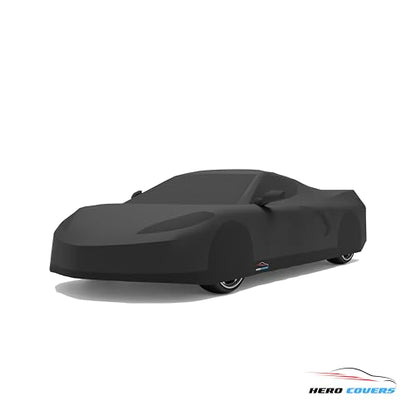 Car Cover I Fit for Corvette C8 I Indoor and Outdoor I Protection from Sun (Black)